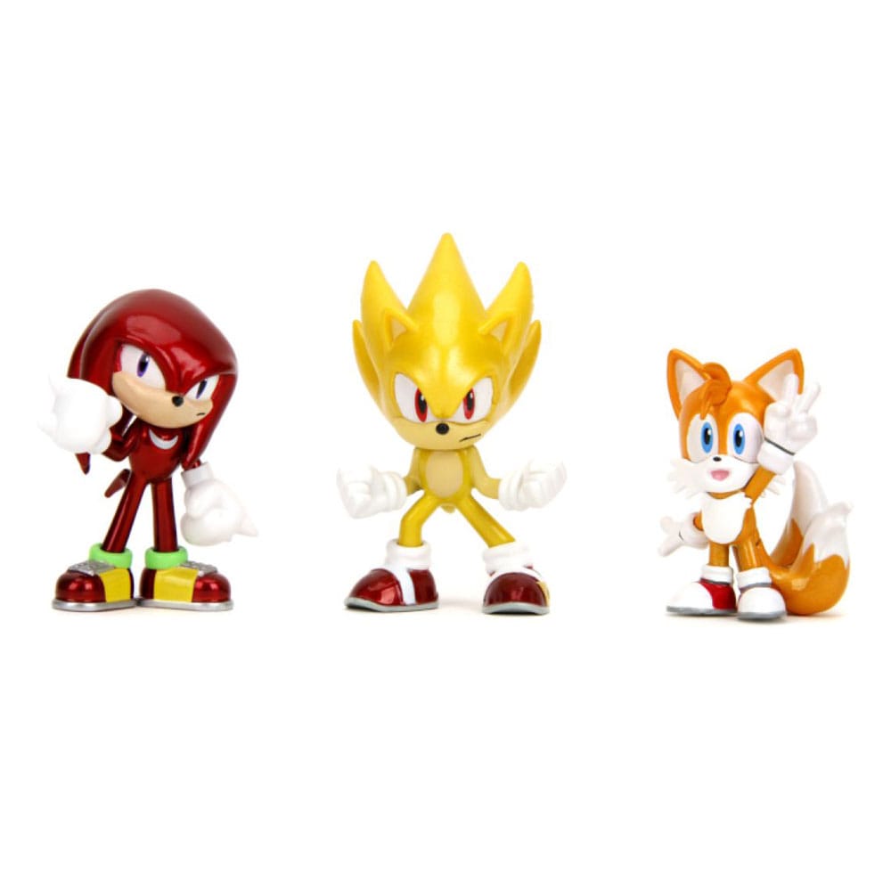Sonic the Hedgehog Nano Metalfigs Diecast Mini Figures 3 Pack Jada Toys