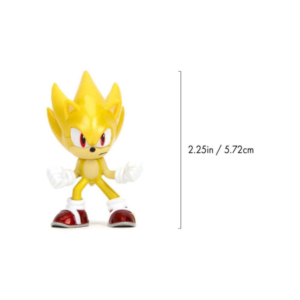Sonic the Hedgehog Nano Metalfigs Diecast Mini Figures 3 Pack Jada Toys