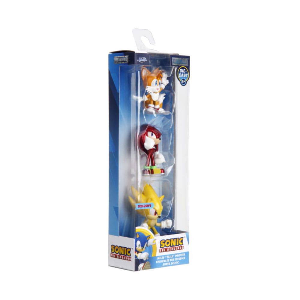 Sonic the Hedgehog Nano Metalfigs Diecast Mini Figures 3 Pack Jada Toys