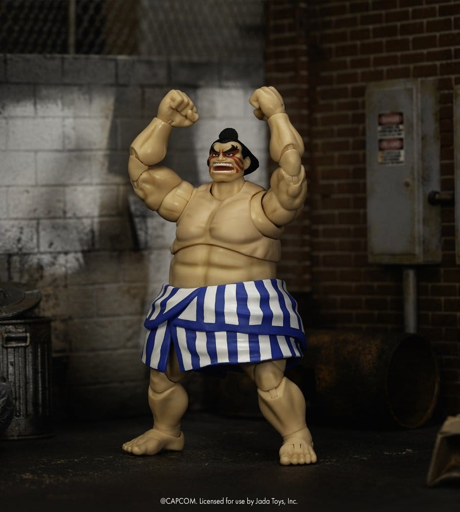 Ultra Street Fighter II The Final Challengers Action Figure 1/12 E. Honda Jada Toys