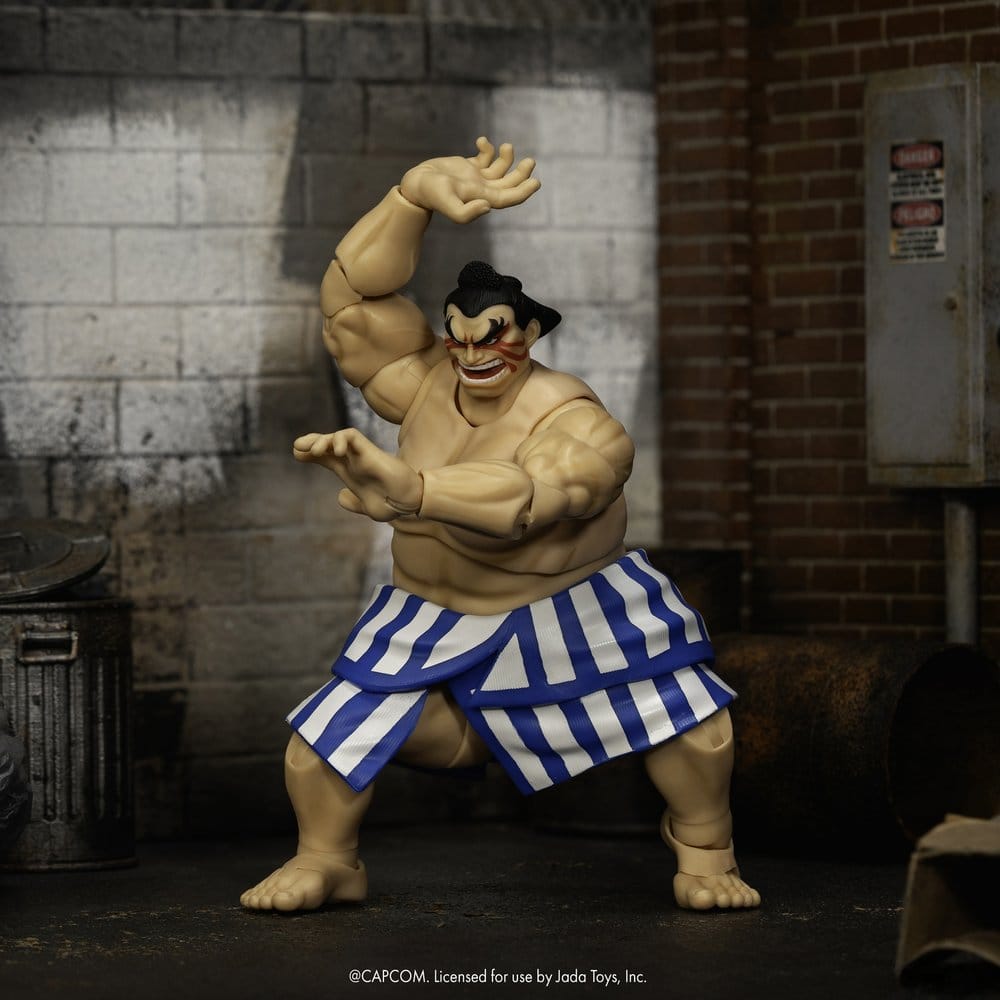 Ultra Street Fighter II The Final Challengers Action Figure 1/12 E. Honda Jada Toys