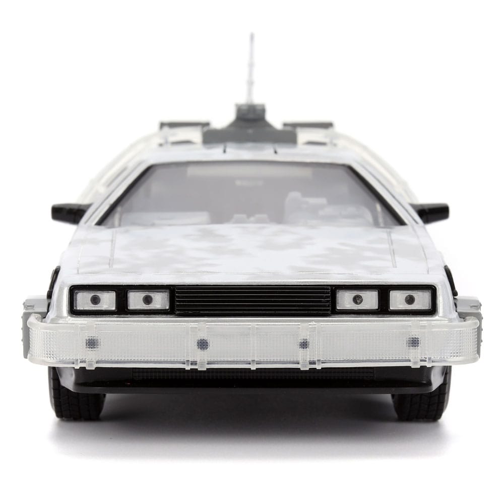 Back to the Future Diecast Model 1/24 Time Machine Frost Jada Toys