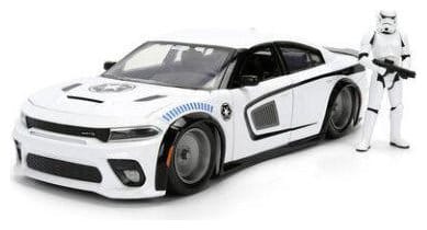 Star Wars Diecast Model 1 24 Stormtrooper Dodge Charger SRT Hellcat Jada Toys