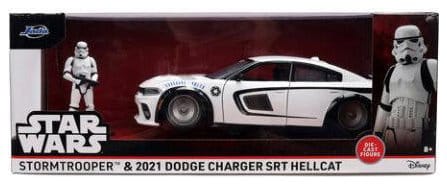 Star Wars Diecast Model 1 24 Stormtrooper Dodge Charger SRT Hellcat Jada Toys