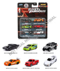 Fast & Furious 6 Pack Nano Cars Jada Toys
