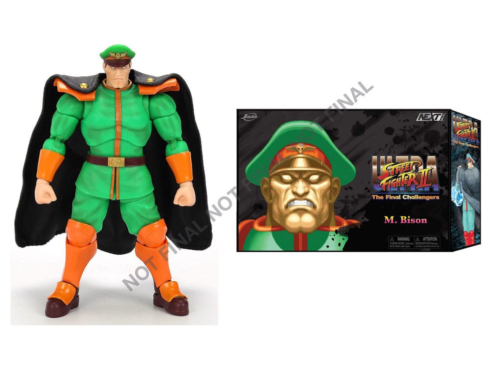 Ultra Street Fighter II The Final Challengers Action Figure 1/12 M. Bison Deluxe Jada Toys