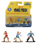 One Piece Nano Metalfigs Mini Figures 3 Pack Jada Toys