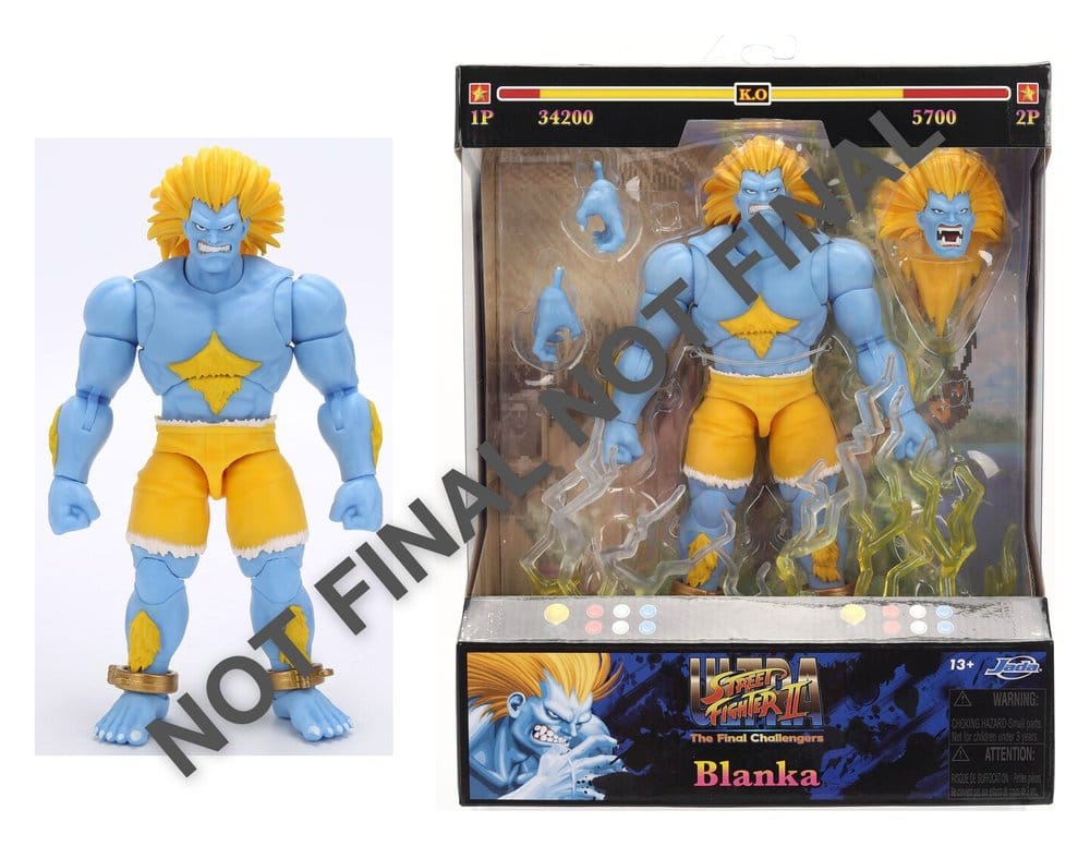 Street Fighter II Action Figure Blanka P2 Jada Toys