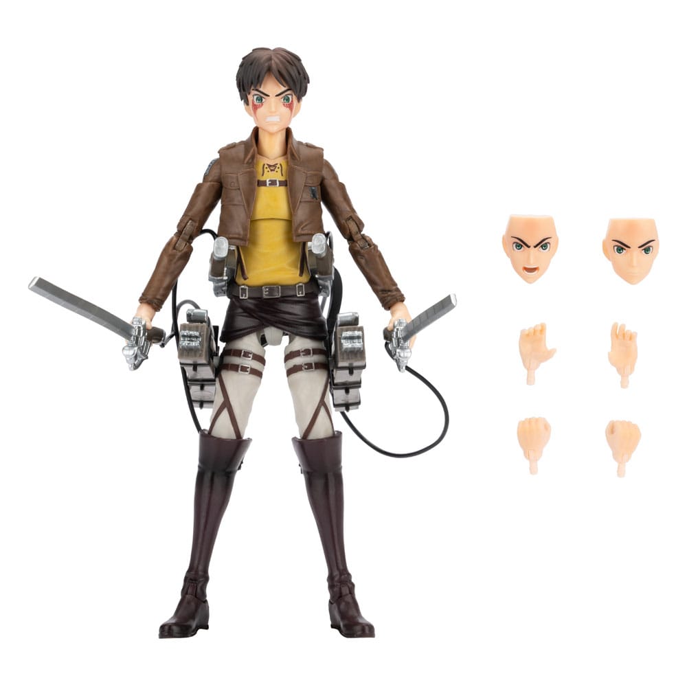 Attack on Titan Total Anime Action Figure Eren Jaeger Jazwares