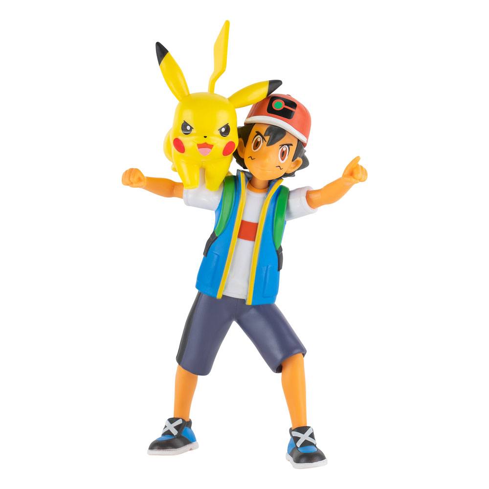Pokémon Battle Feature Figures Ash & Pikachu Jazwares
