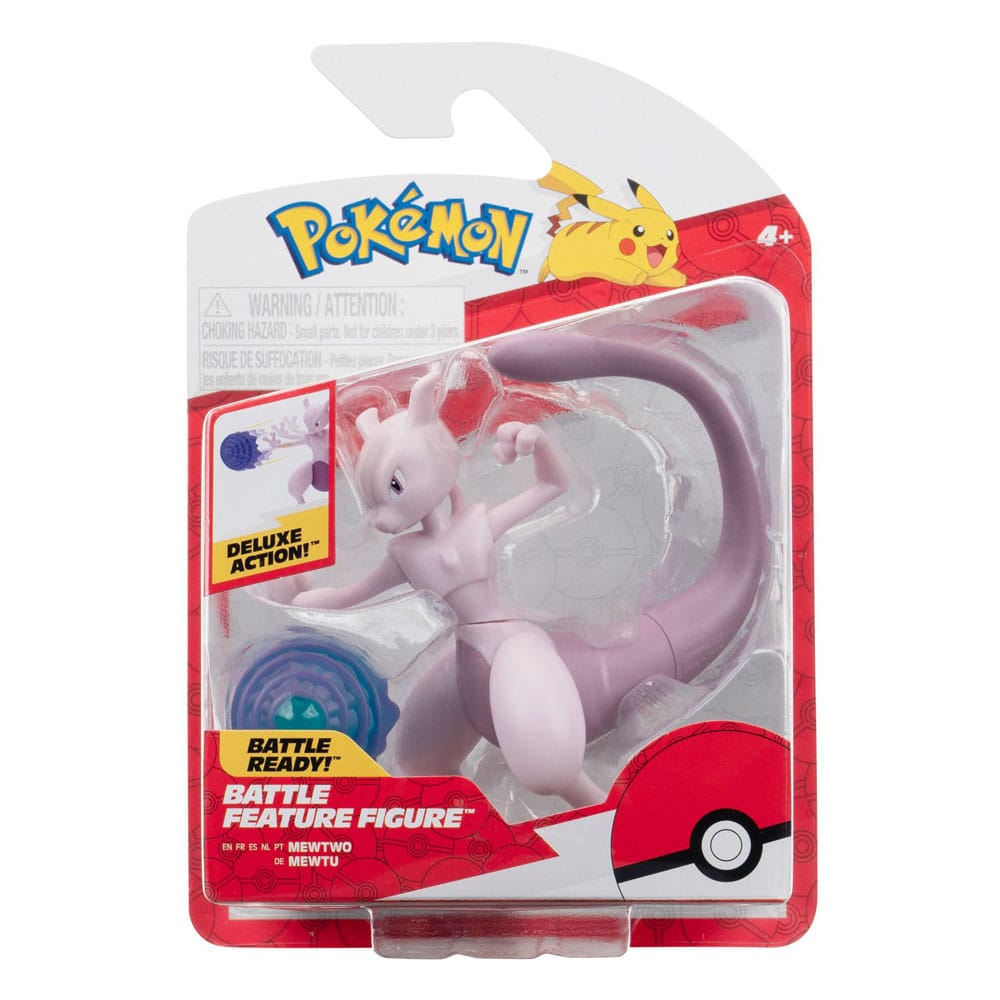 Pokémon Battle Feature Figure Mewtwo Jazwares