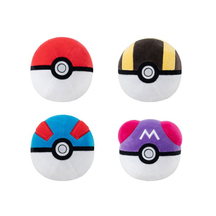 Pokémon Plush Figure Pokeball Version 1 Assortment 6 Jazwares