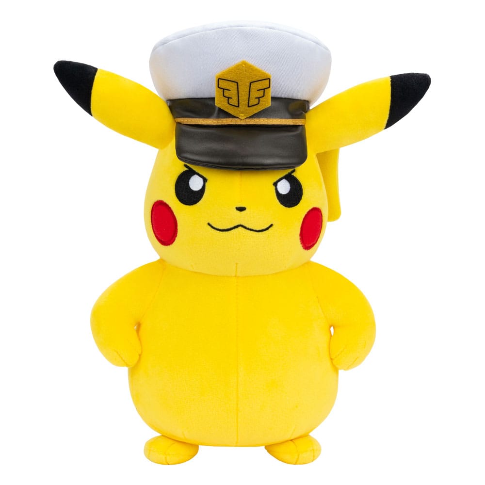 Pokémon Plush Figure Captain Pikachu Jazwares