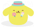 Sanrio Squishmallow Plush Figure Hello Kitty and Friends Seize the Moment Pompompurin Popsicle Jazwares