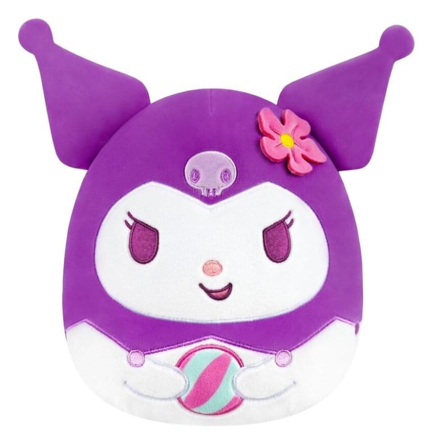 Sanrio Squishmallow Plush Figure Hello Kitty and Friends Seize the Moment Kuromi Beachball Jazwares