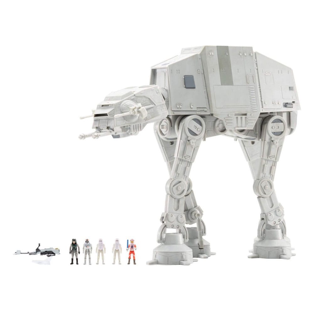 Star Wars Micro Galaxy Squadron Feature Vehicle with Figures Assault Class AT AT Jazwares