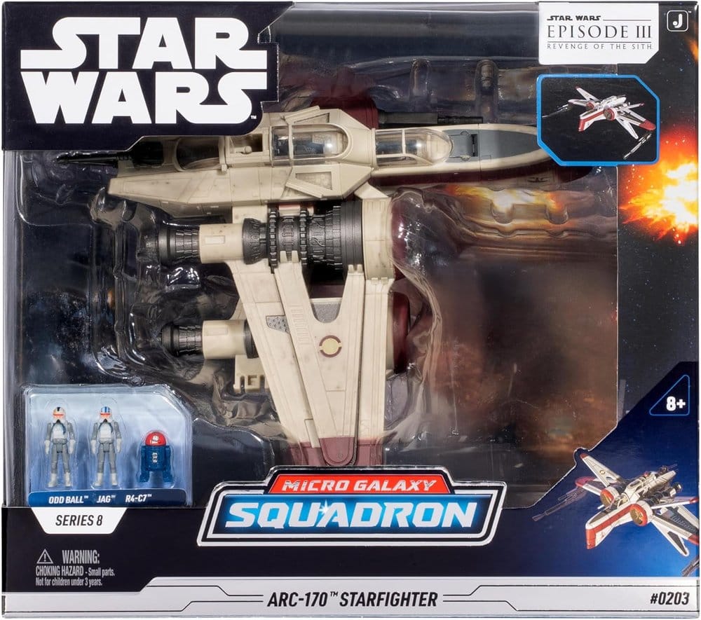 Star Wars Deluxe Vehicle ARC 170 Series 8 Jazwares