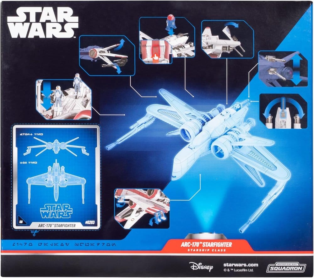 Star Wars Deluxe Vehicle ARC 170 Series 8 Jazwares