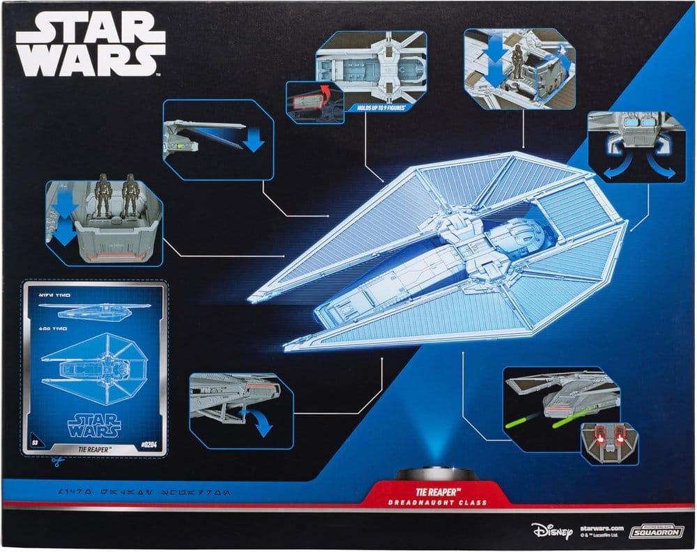 Star Wars Feature Vehicle Dreadnaught Class TIE Reaper Attack Lander Jazwares