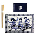Attack on Titan Ceramic Sushi Set with Chopsticks Just Funky