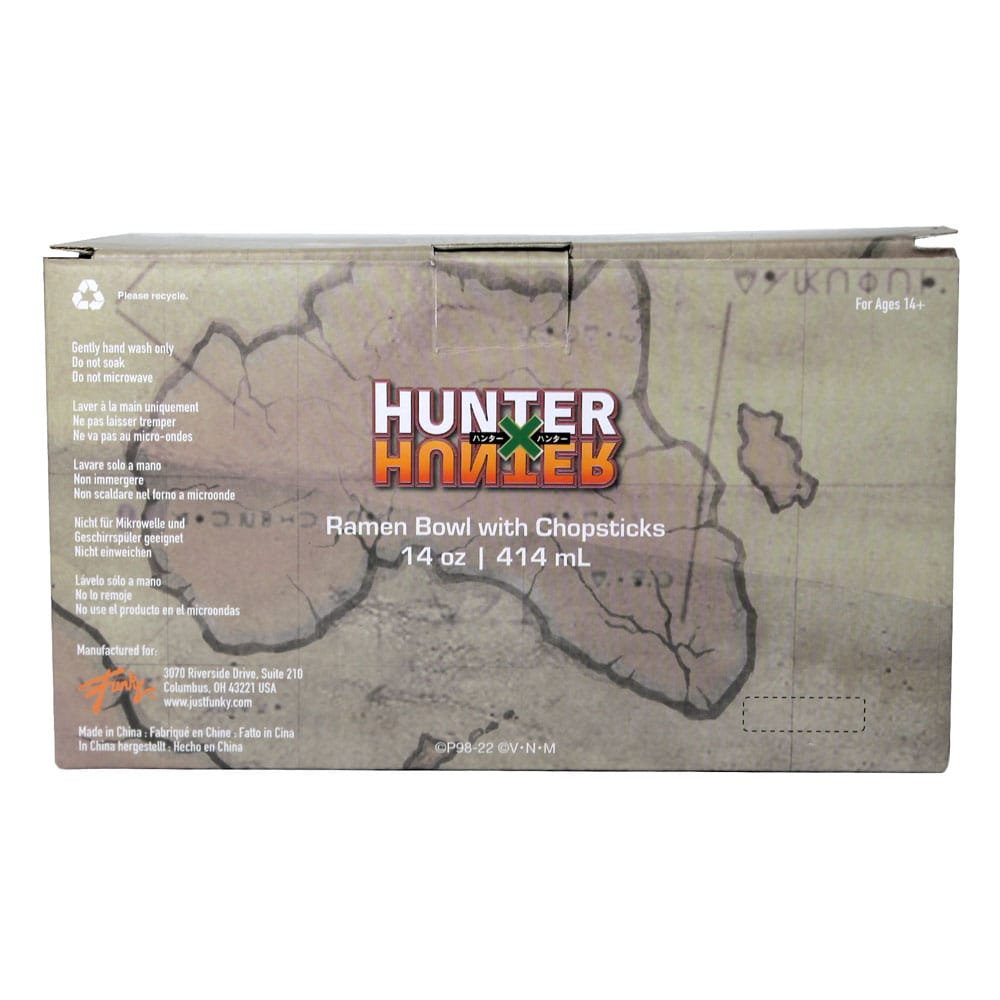 Hunter x Hunter Ramen Bowl with Chopsticks 414 ml Just Funky