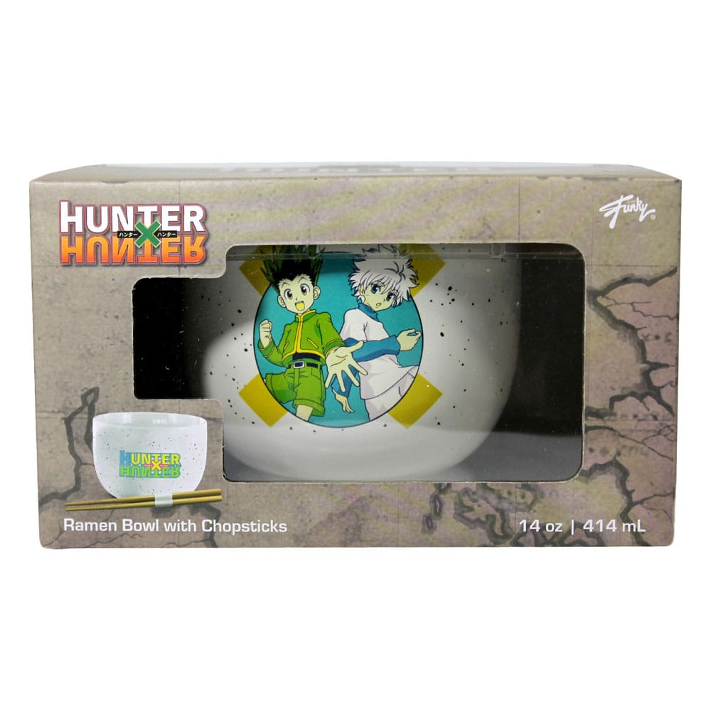 Hunter x Hunter Ramen Bowl with Chopsticks 414 ml Just Funky