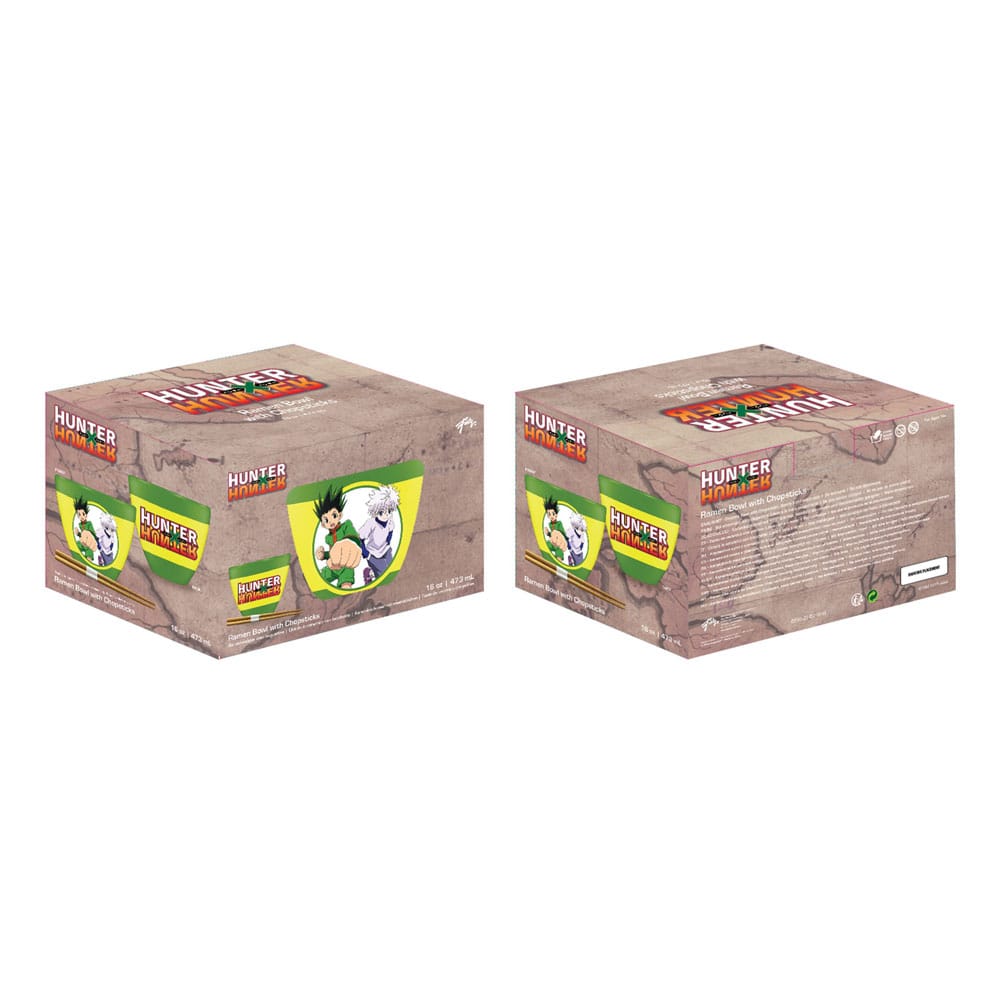 Hunter x Hunter Ramen Bowl with Chopsticks Logo 473 ml Just Funky