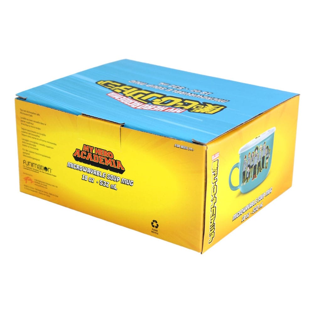 My Hero Academia Ramen bowl with lid and handle UA 532 ml Just Funky