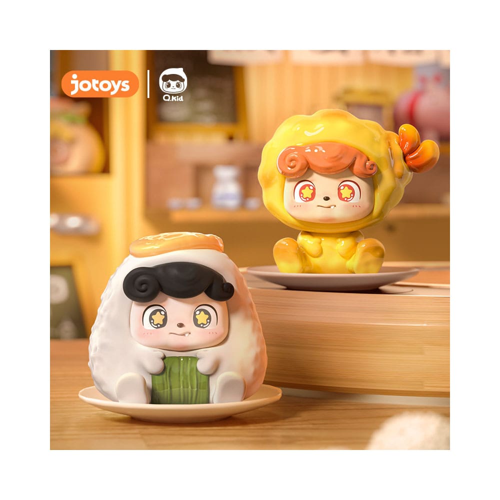 QKid Street Snack Series Blind Box figure Display 12 Jotoys