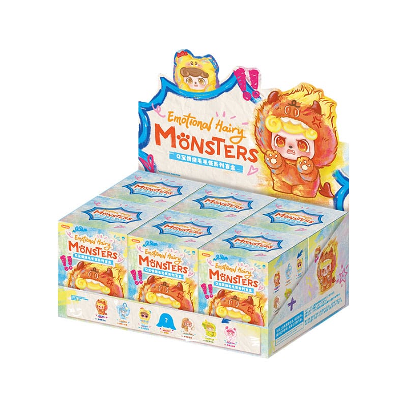 QKid Emotional Hairy Monsters Series Blind Box figure 12 Display 6 Jotoys
