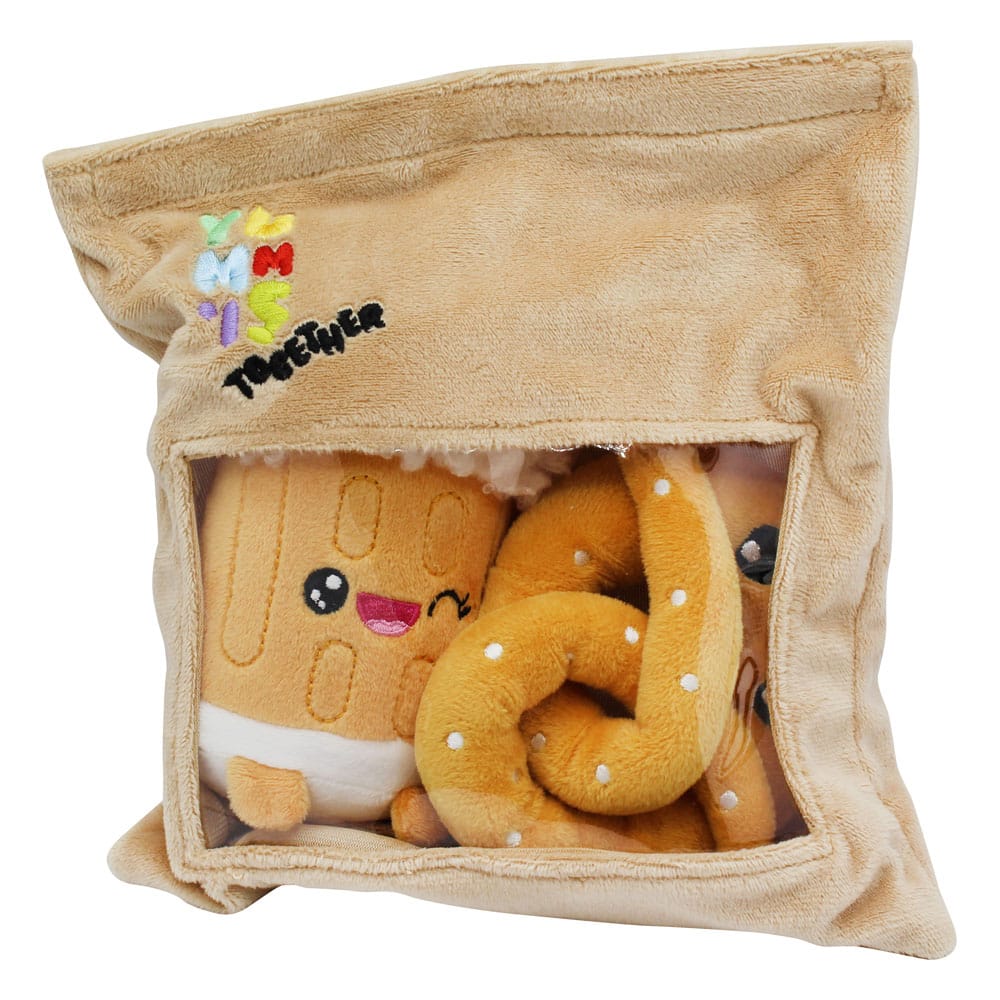 Yummis Together Plush Figures 2 Pack Pretzel & Beer in Take Away Bag Joy Toy (IT)