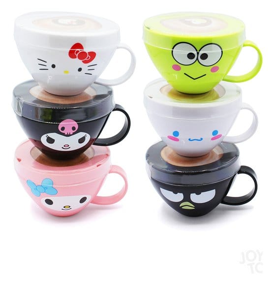 Sanrio Squishy Figures Hello Kitty Cappuccino Display 8 Joy Toy (IT)