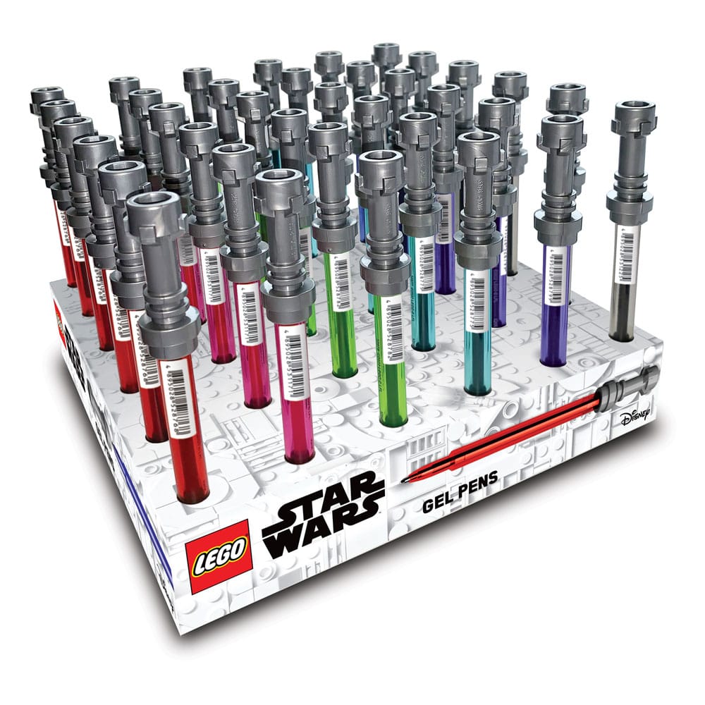 LEGO Star Wars Gel Pens Lightsaber Display 36 Joy Toy (IT)