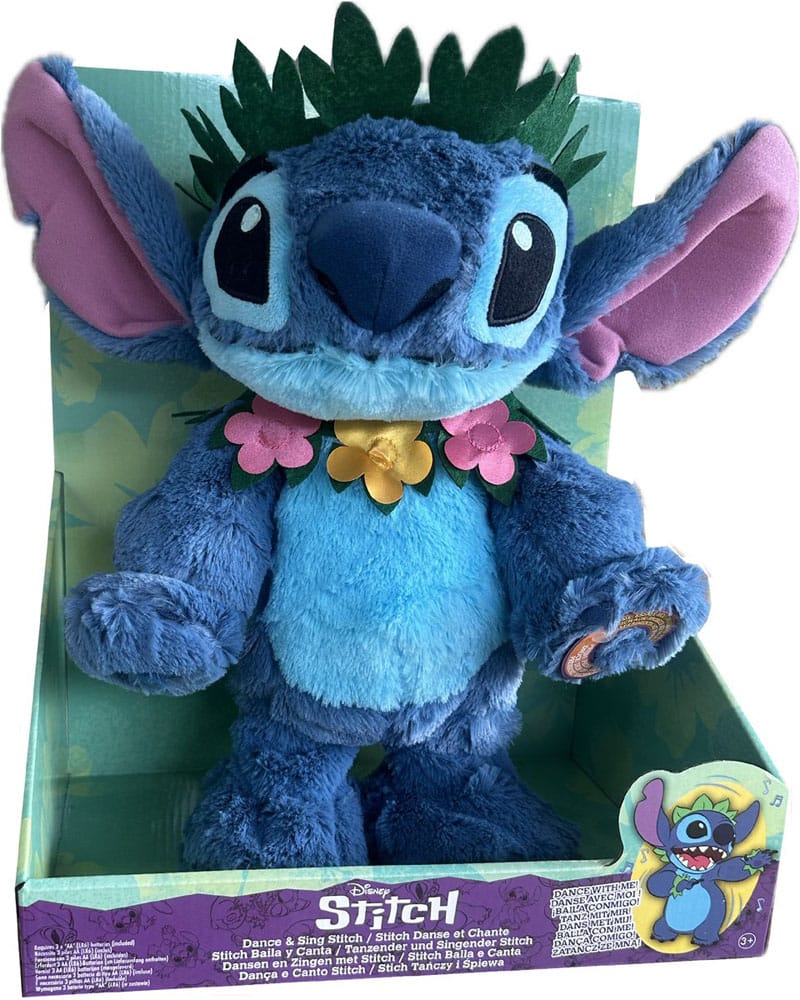 Lilo & Stitch Plush Figure with Dance and Sing Feature Stitch Just Play