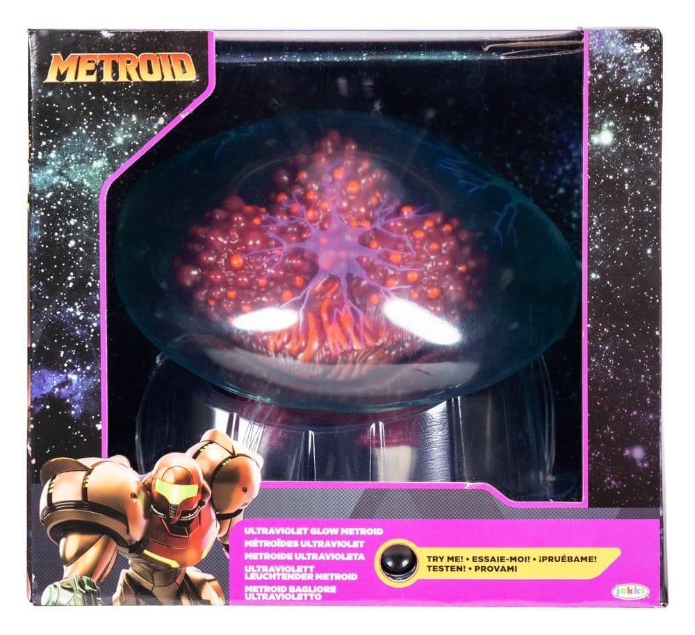 World of Nintendo Metroid Prime Actionfigure Metroid Ultraviolet Glow Jakks Pacific