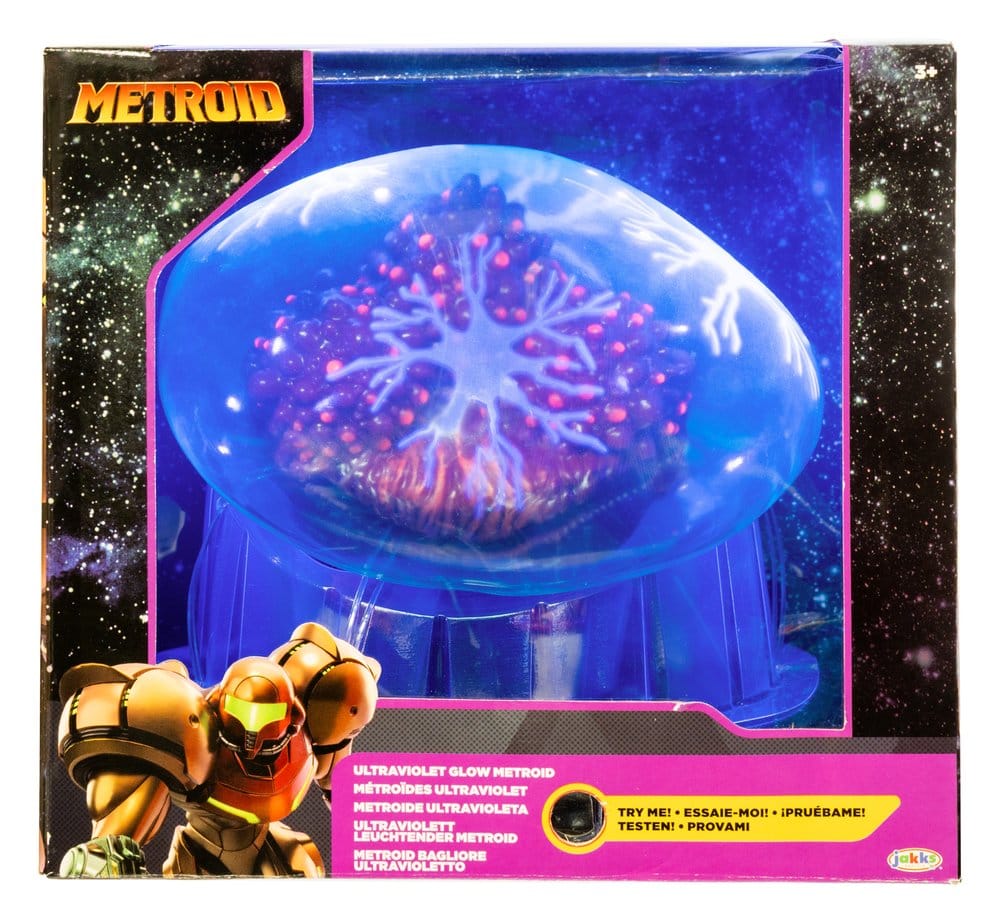 World of Nintendo Metroid Prime Actionfigure Metroid Ultraviolet Glow Jakks Pacific