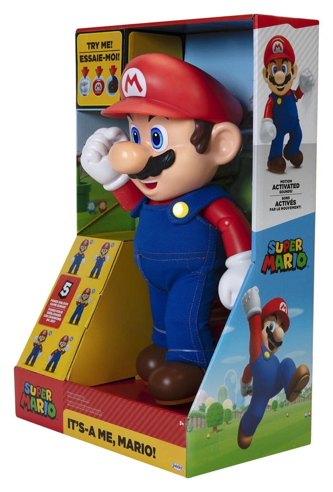 Super Mario Talking Action Figure It's A Me! Mario Jakks Pacific
