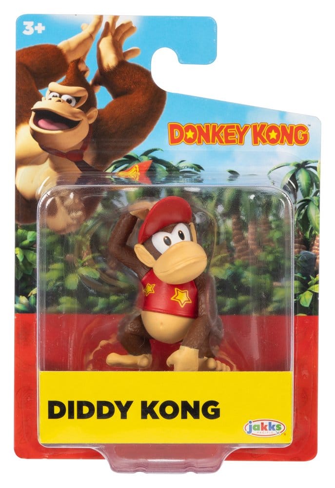 World of Nintendo Mini Figure Donkey Kong Assortment 16 Jakks Pacific