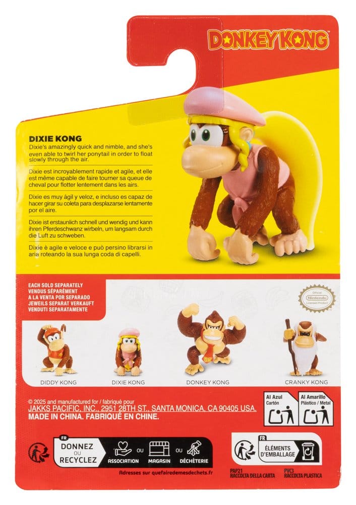 World of Nintendo Mini Figure Donkey Kong Assortment 16 Jakks Pacific