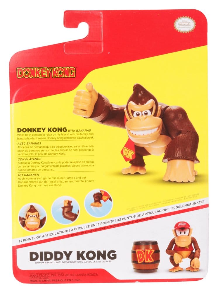 World of Nintendo Mini Figure Donkey Kong Assortment 16 Jakks Pacific