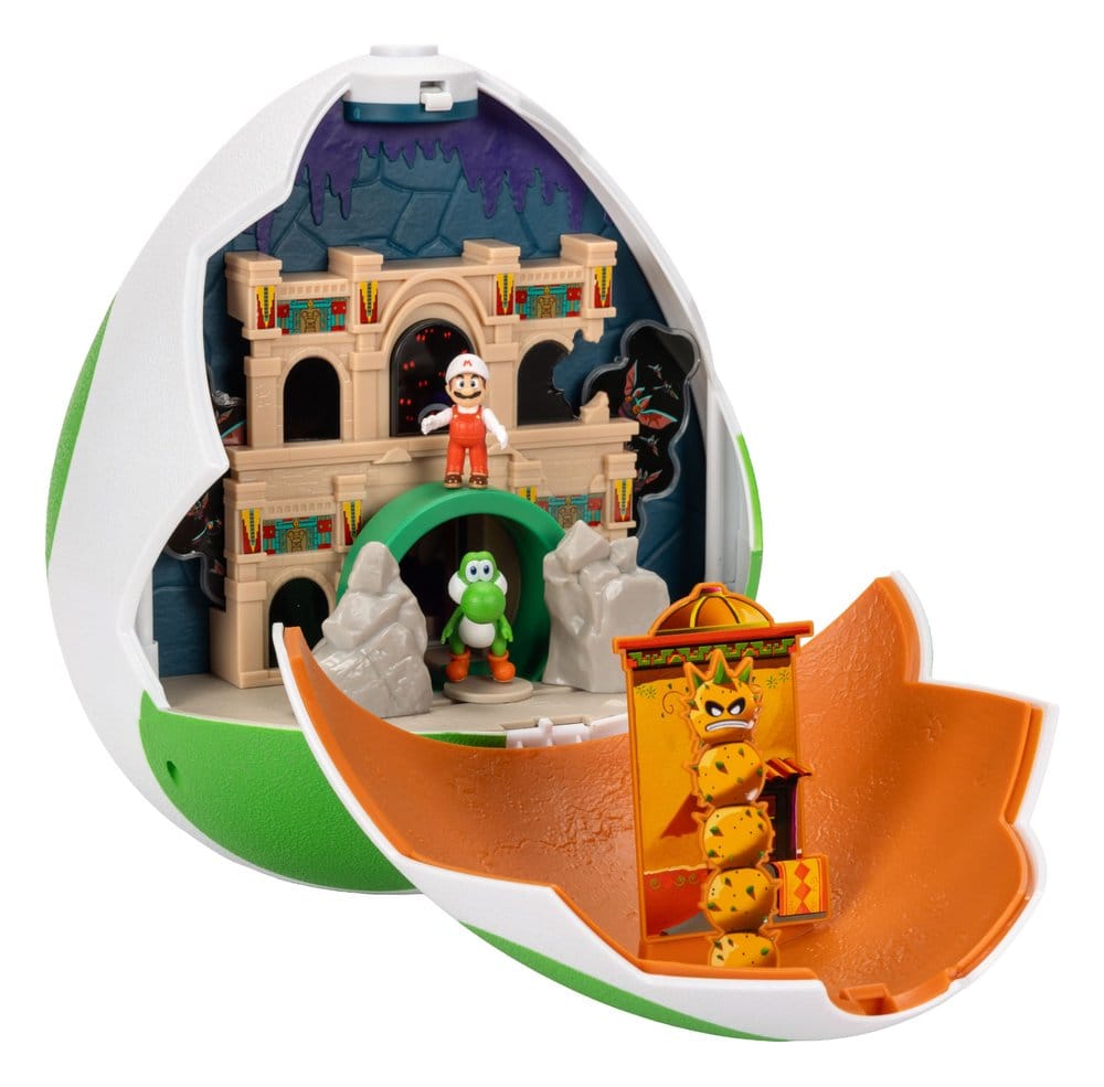 The Super Mario Galaxy Movie Playset with 2 Mini Figures Yoshi Egg Jakks Pacific