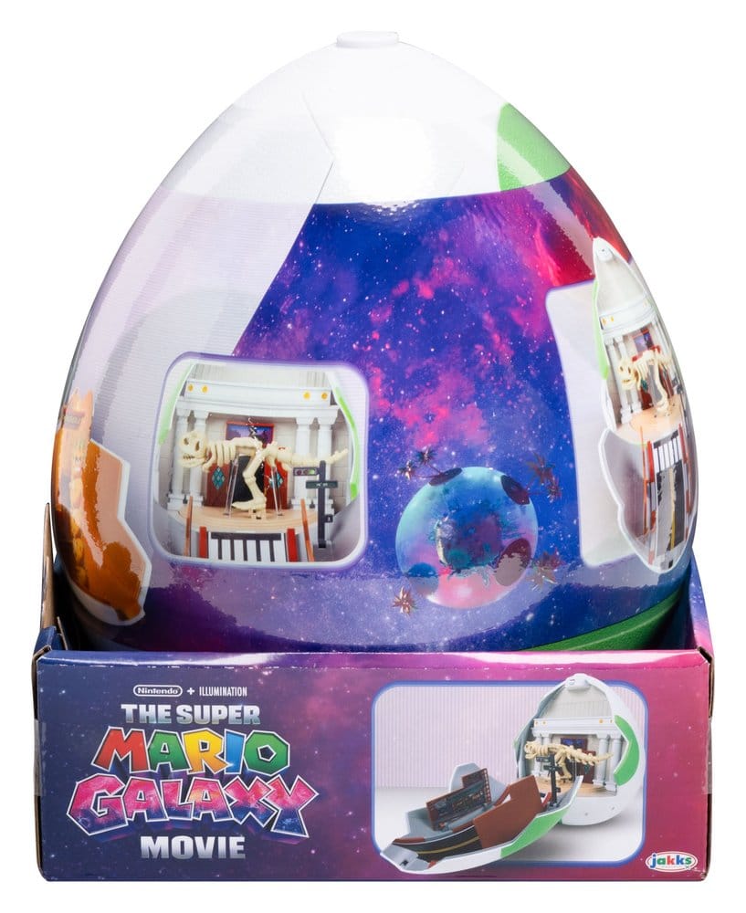 The Super Mario Galaxy Movie Playset with 2 Mini Figures Yoshi Egg Jakks Pacific