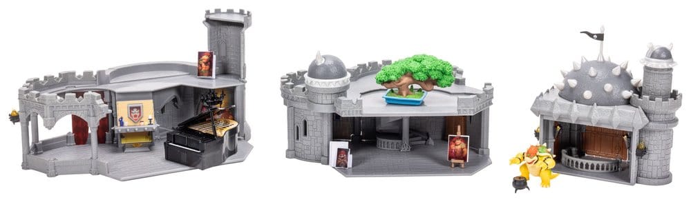 The Super Mario Galaxy Movie Deluxe Playset with 1 Mini Figure Bowser Castle Jakks Pacific