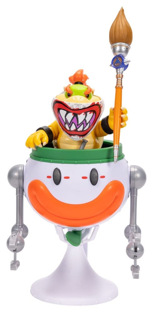 The Super Mario Galaxy Movie Action Figure Bowser Jr. with Clown Car Jakks Pacific