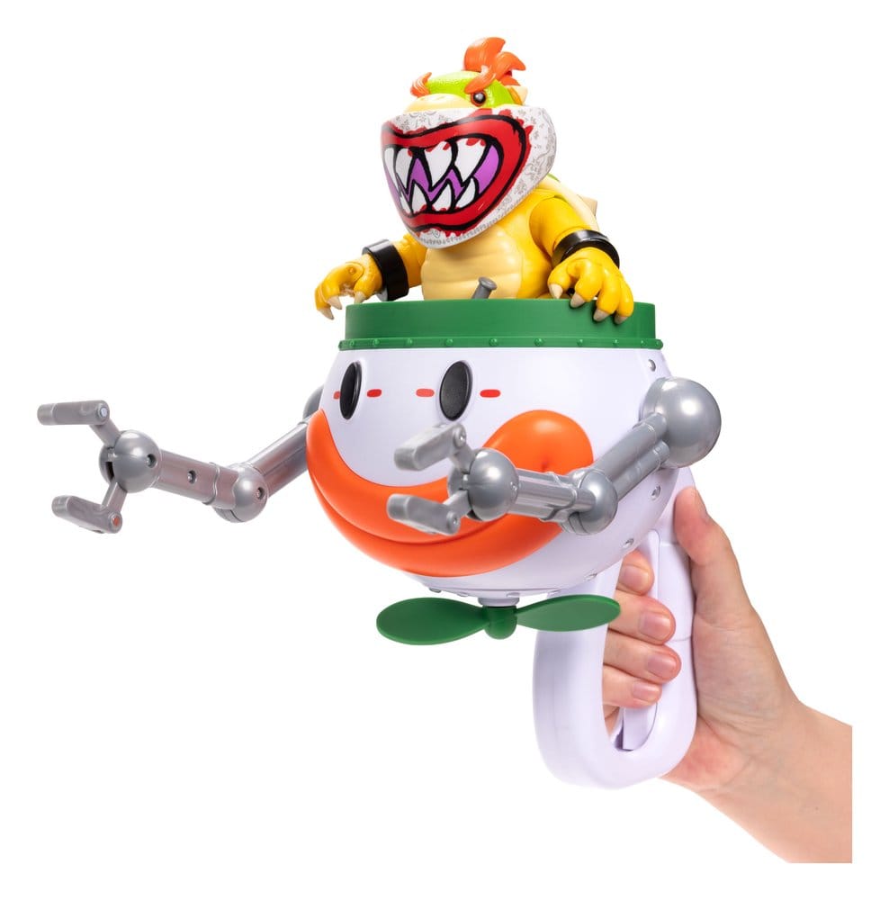 The Super Mario Galaxy Movie Action Figure Bowser Jr. with Clown Car Jakks Pacific