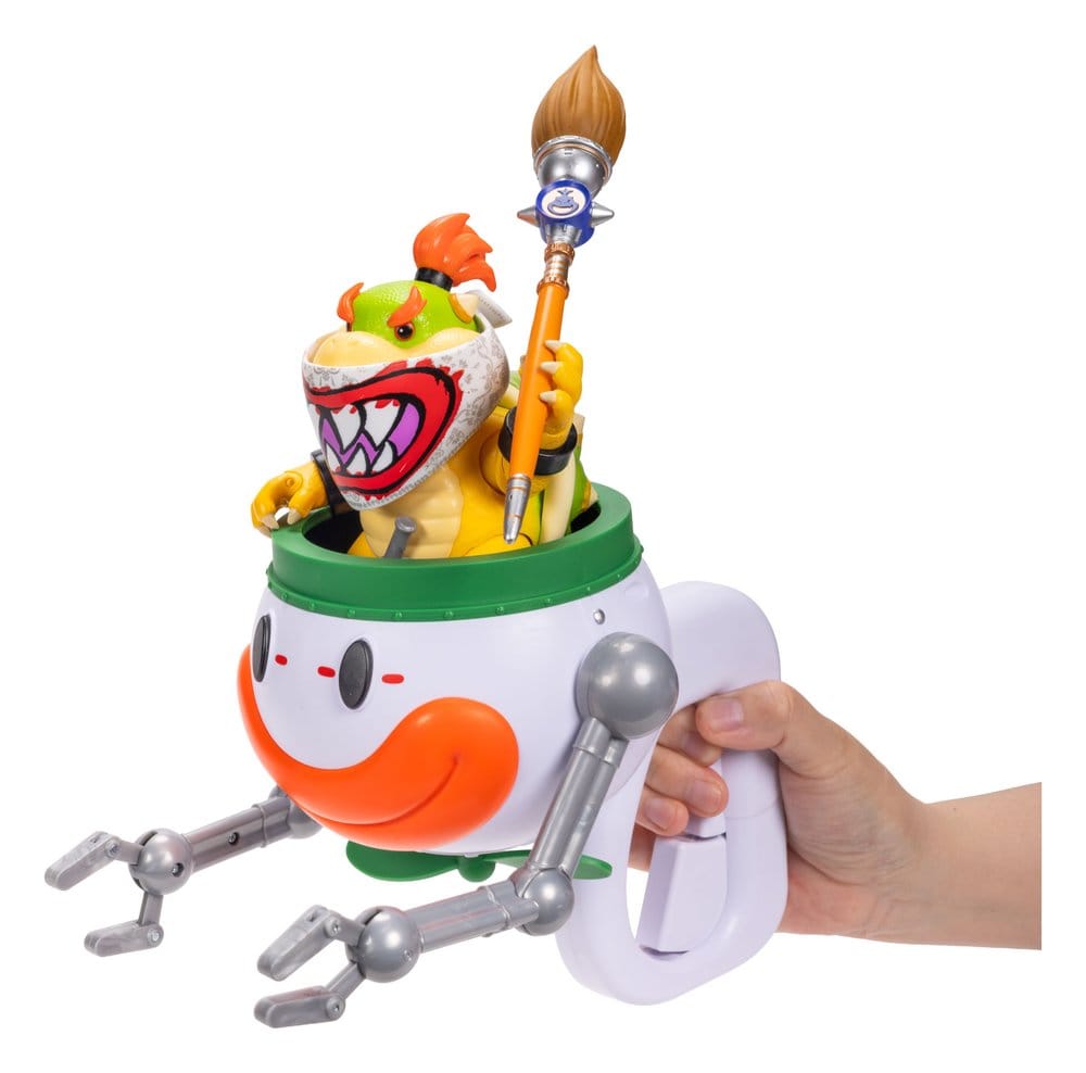 The Super Mario Galaxy Movie Action Figure Bowser Jr. with Clown Car Jakks Pacific