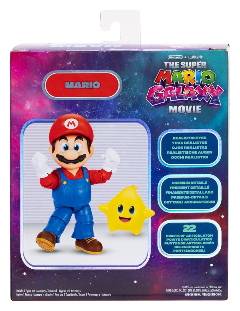 The Super Mario Galaxy Movie Action Figure Mario Jakks Pacific