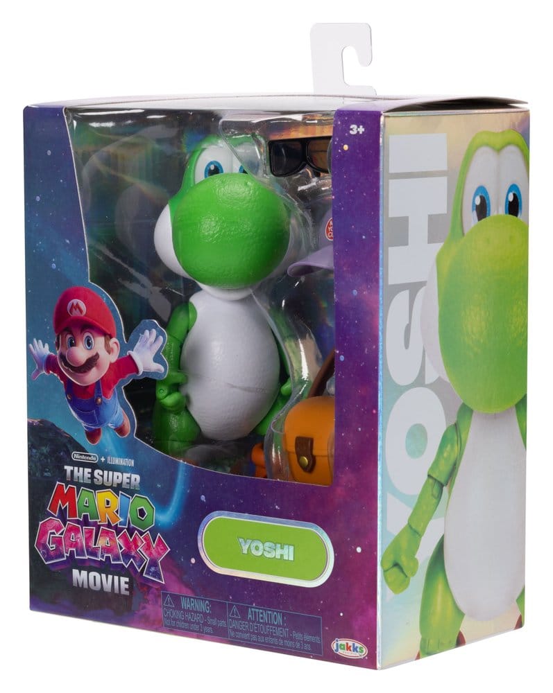 The Super Mario Galaxy Movie Action Figure Yoshi Jakks Pacific