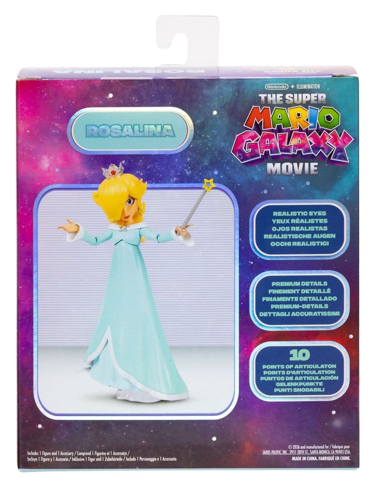 The Super Mario Galaxy Movie Action Figure Rosalina Jakks Pacific