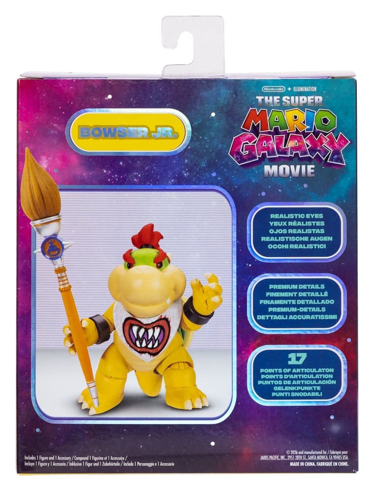 The Super Mario Galaxy Movie Action Figure Bowser Jr. Jakks Pacific